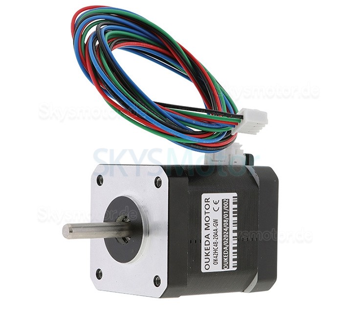 Oukeda Nema 17 Hochtemperatur Schrittmotor OSP001461 1.8deg 60Ncm Isolationsklasse B 180℃